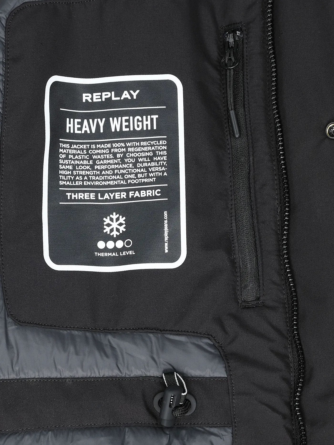 REPLAY | Parka | schwarz
