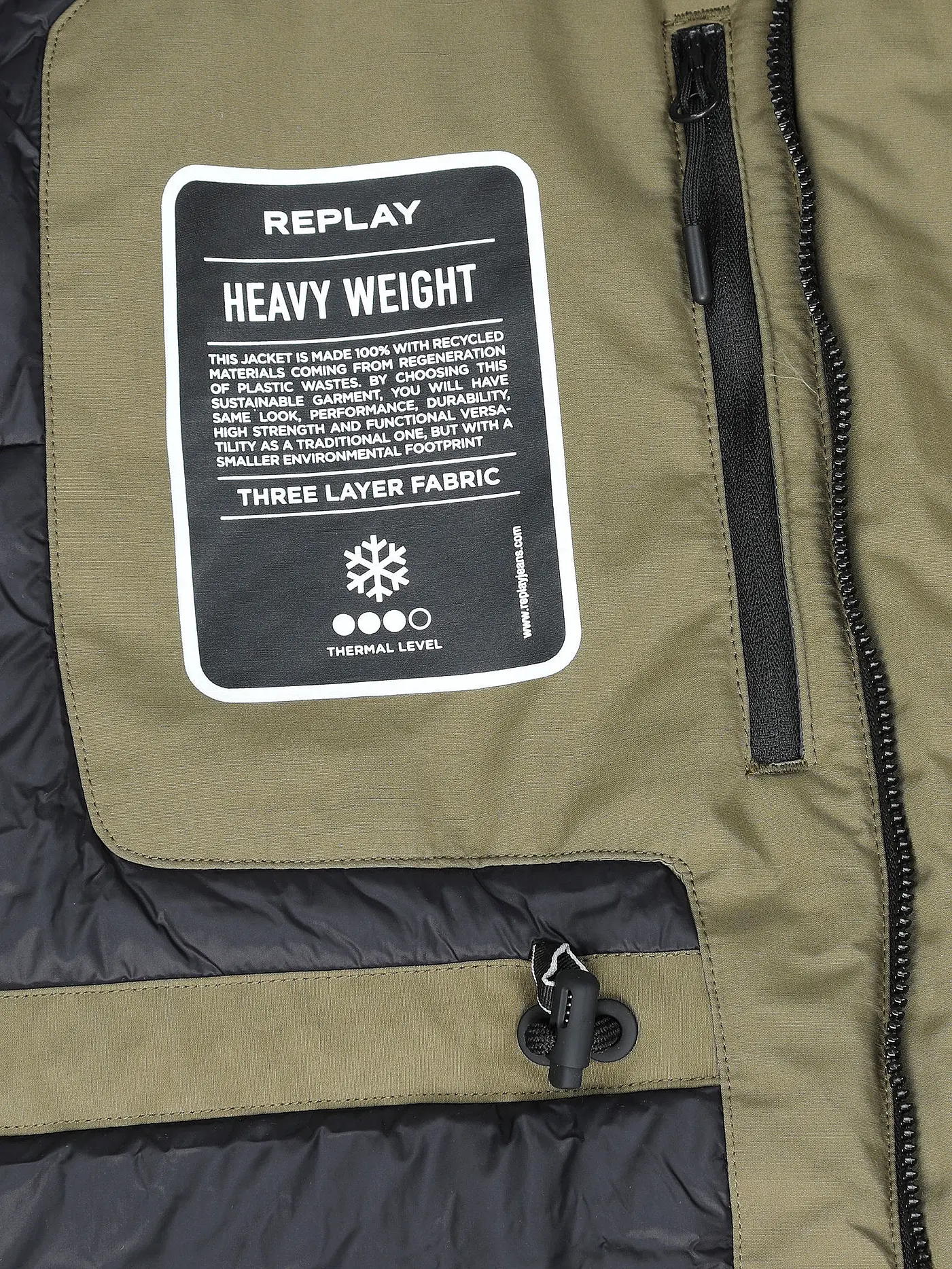 REPLAY | Parka | olive