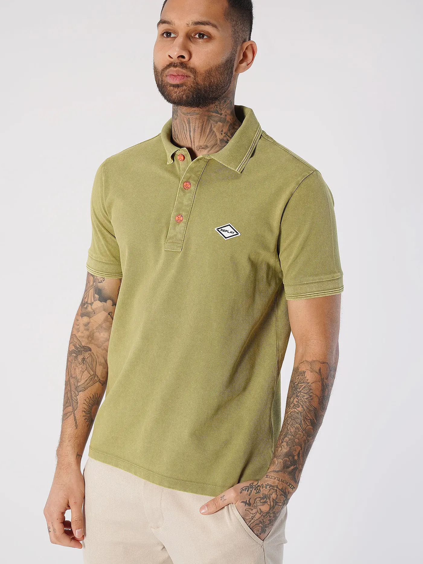 REPLAY | Poloshirt | olive