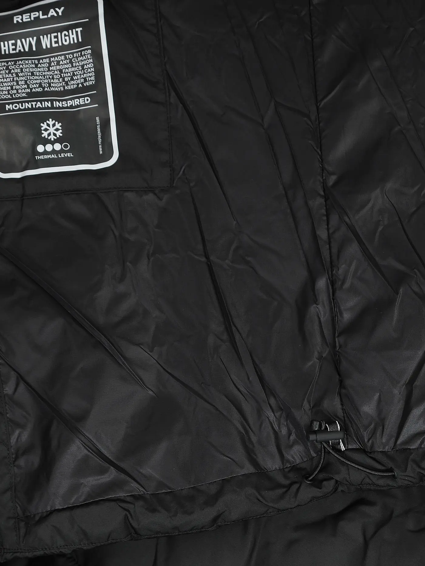 REPLAY | Steppjacke | schwarz