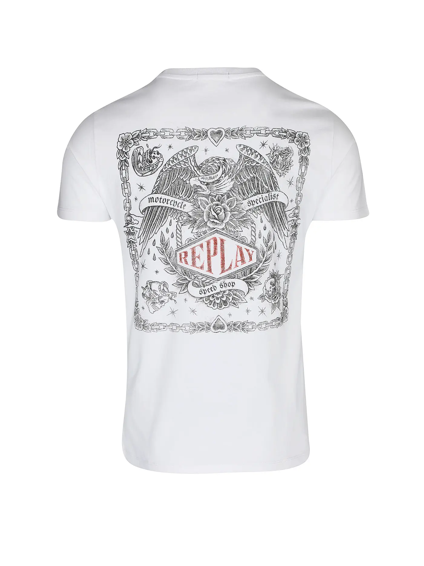 REPLAY | T-Shirt  | weiss