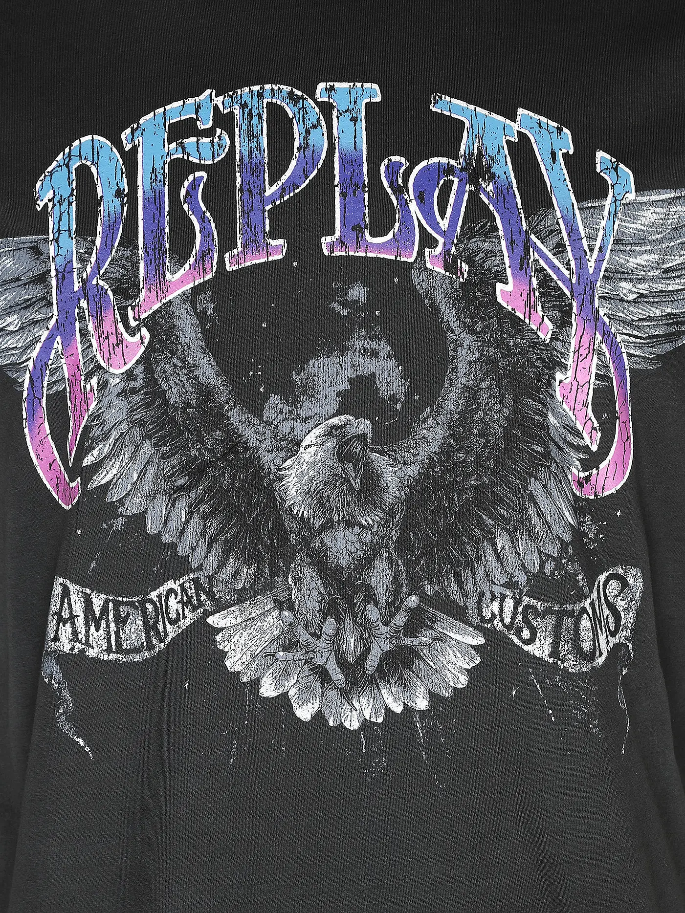 REPLAY | T-Shirt  | schwarz