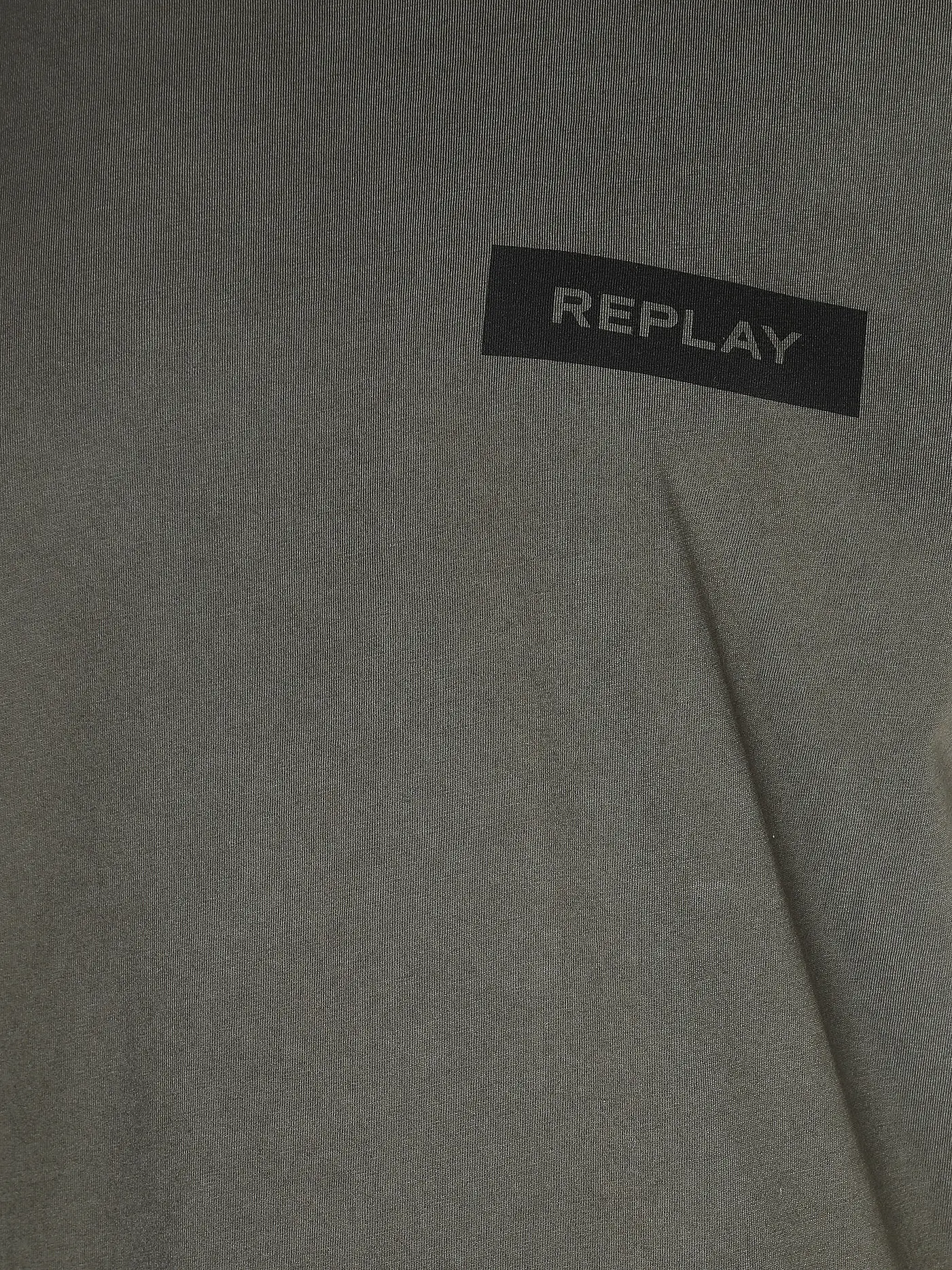 REPLAY | T-Shirt  | dunkelgrün