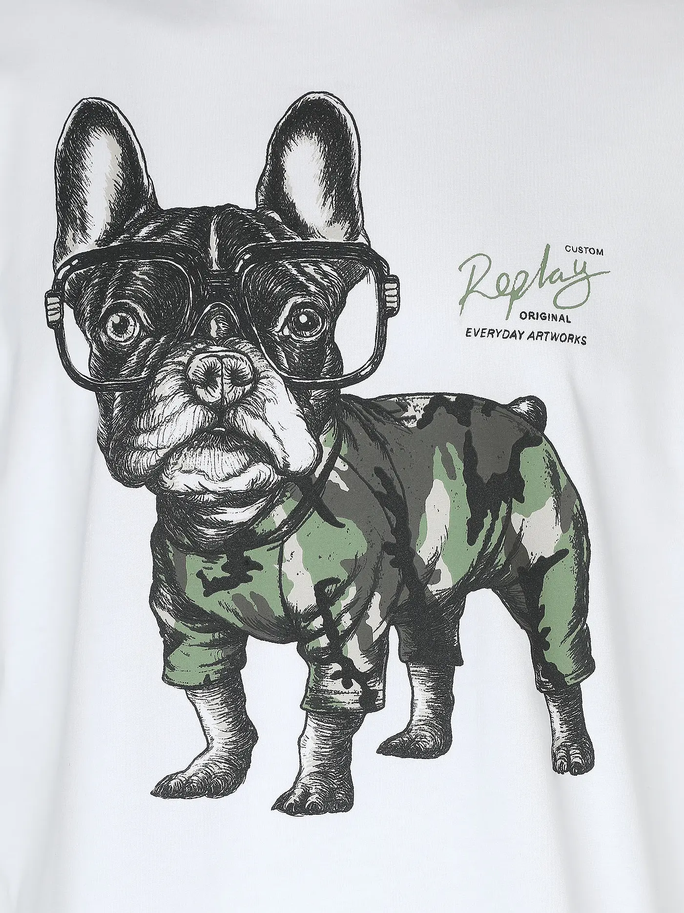 REPLAY | T-Shirt  | weiss