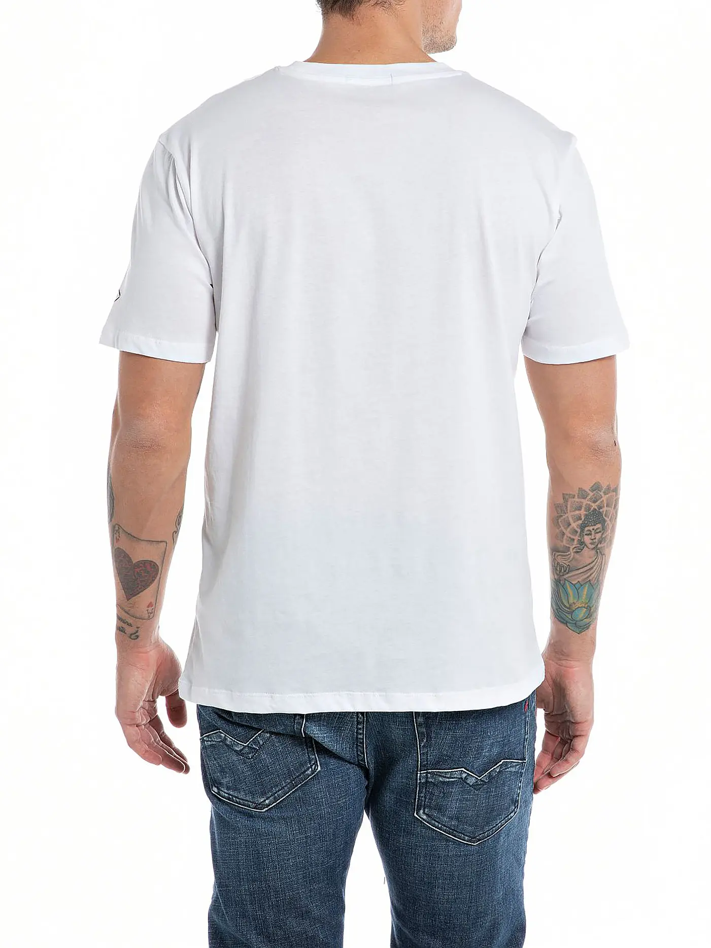 REPLAY | T-Shirt  | weiss
