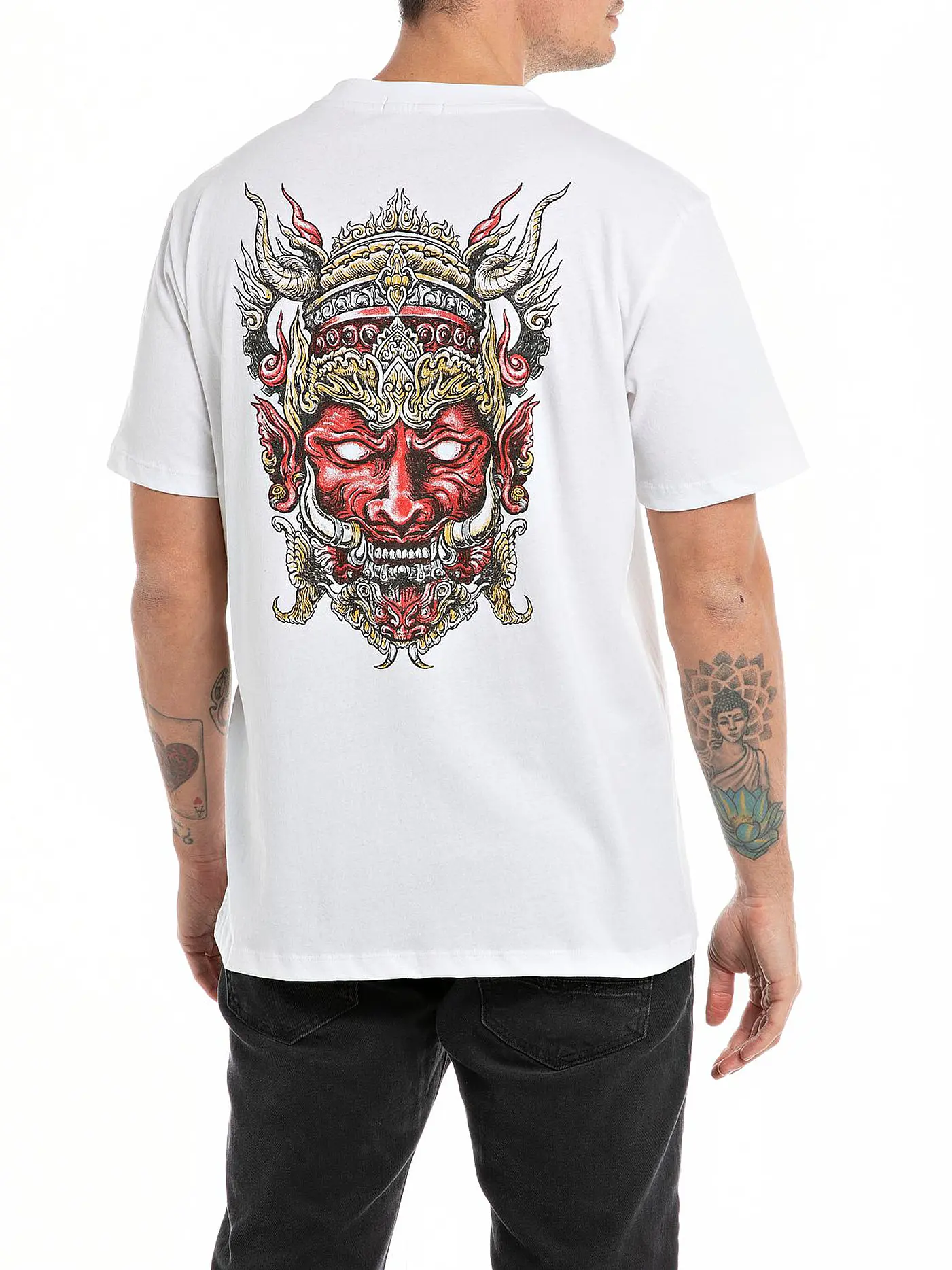 REPLAY | T-Shirt  | weiss