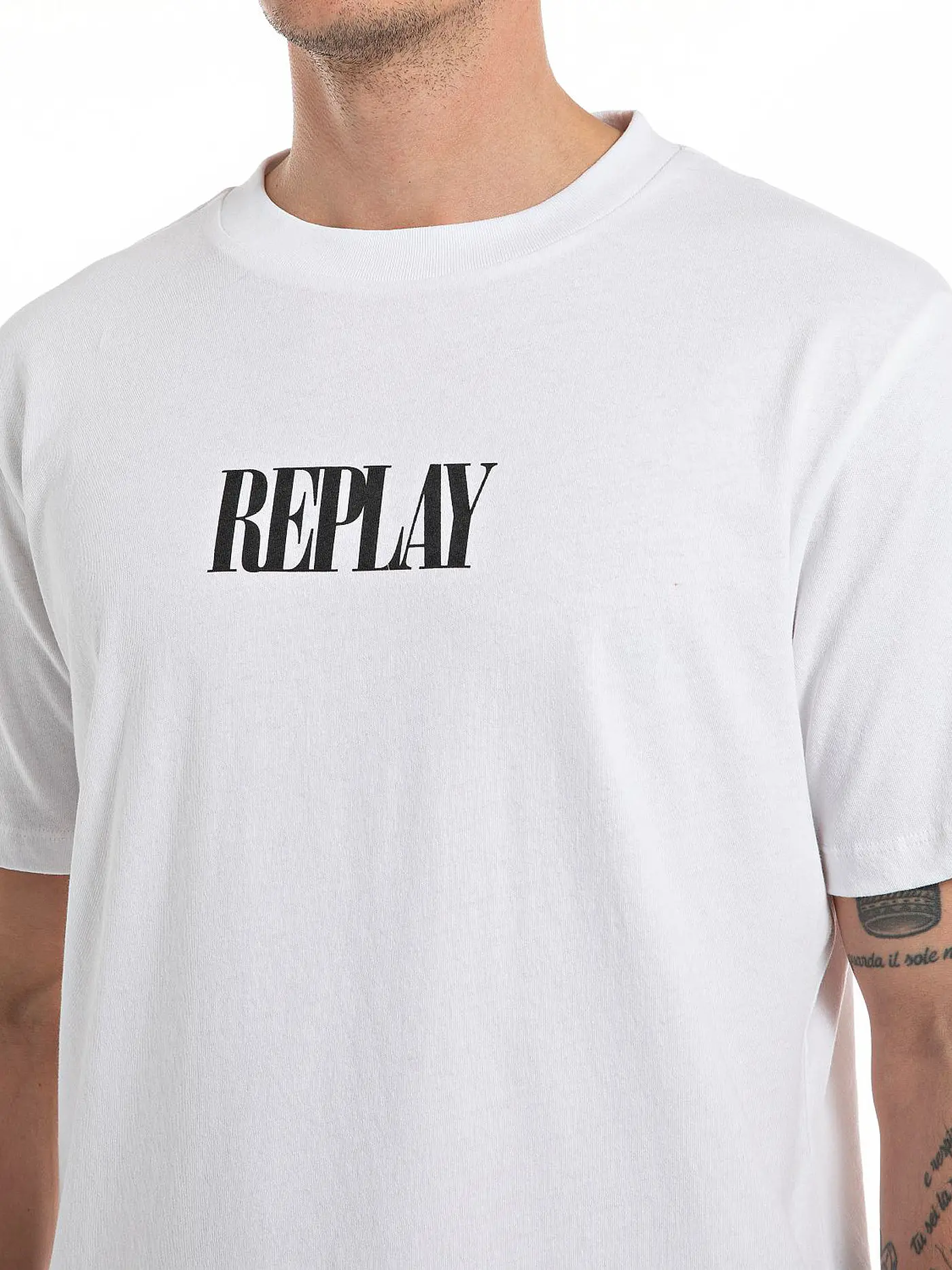 REPLAY | T-Shirt  | weiss