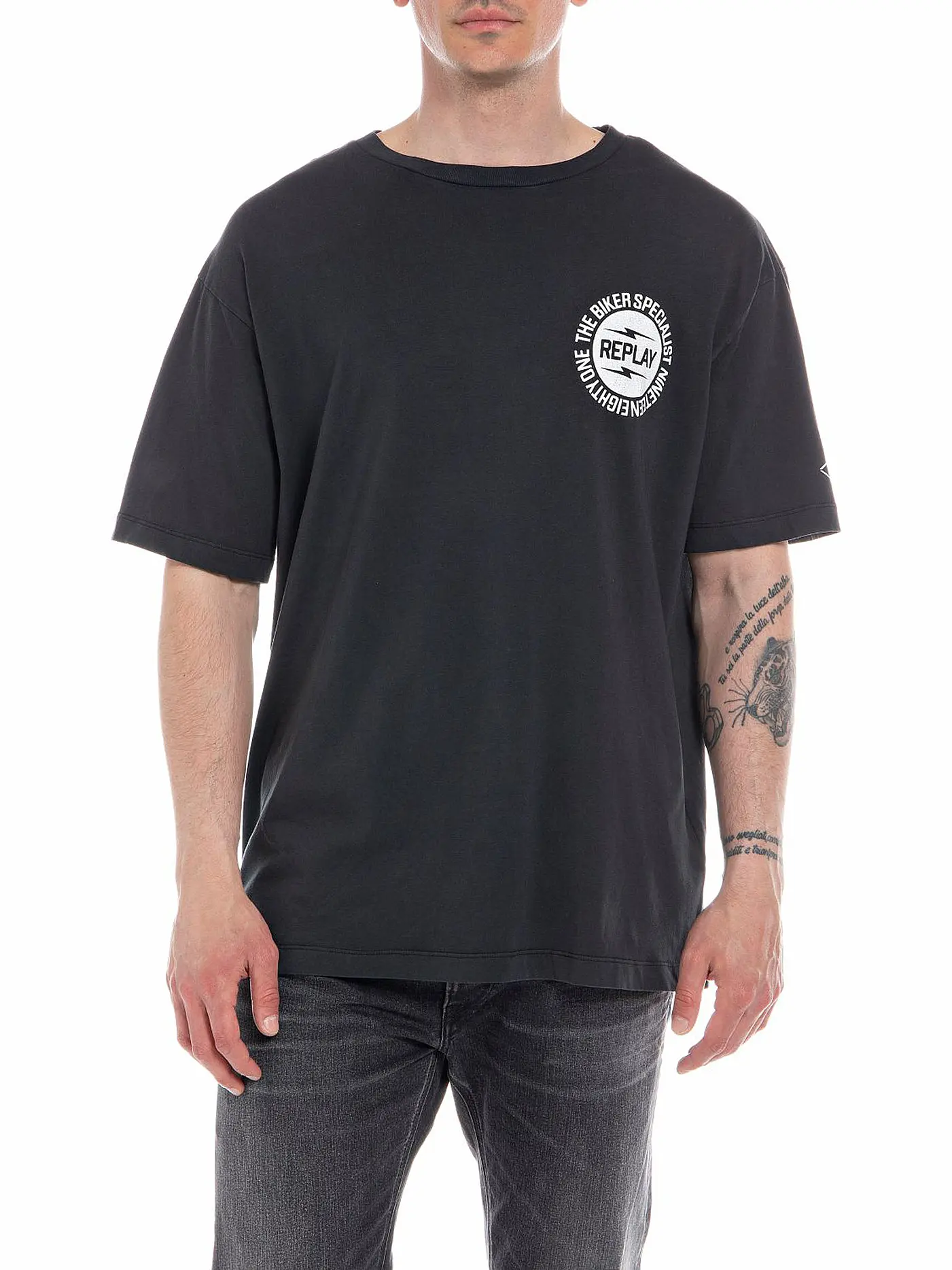 REPLAY | T-Shirt | schwarz