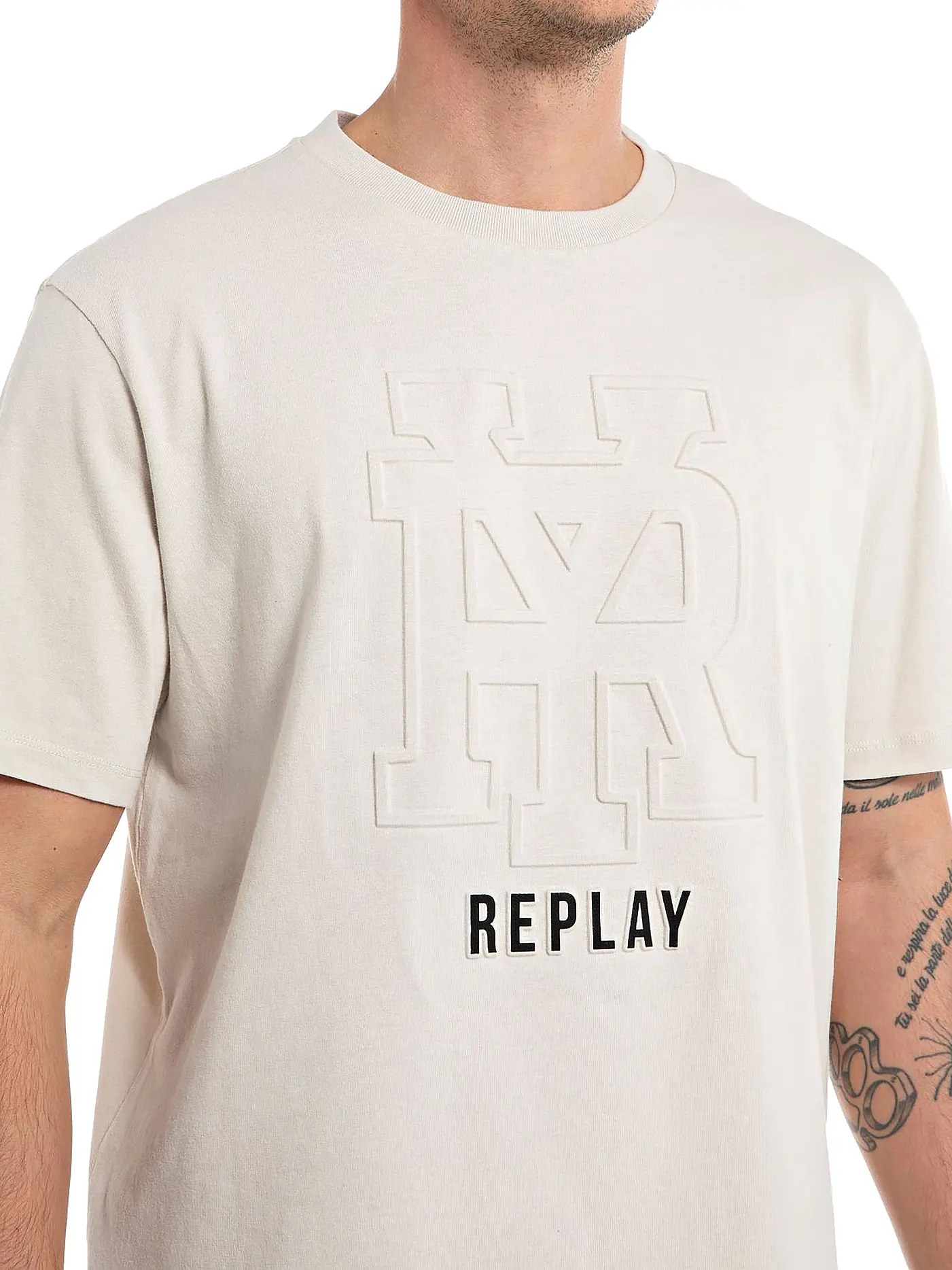 REPLAY | T-Shirt | beige