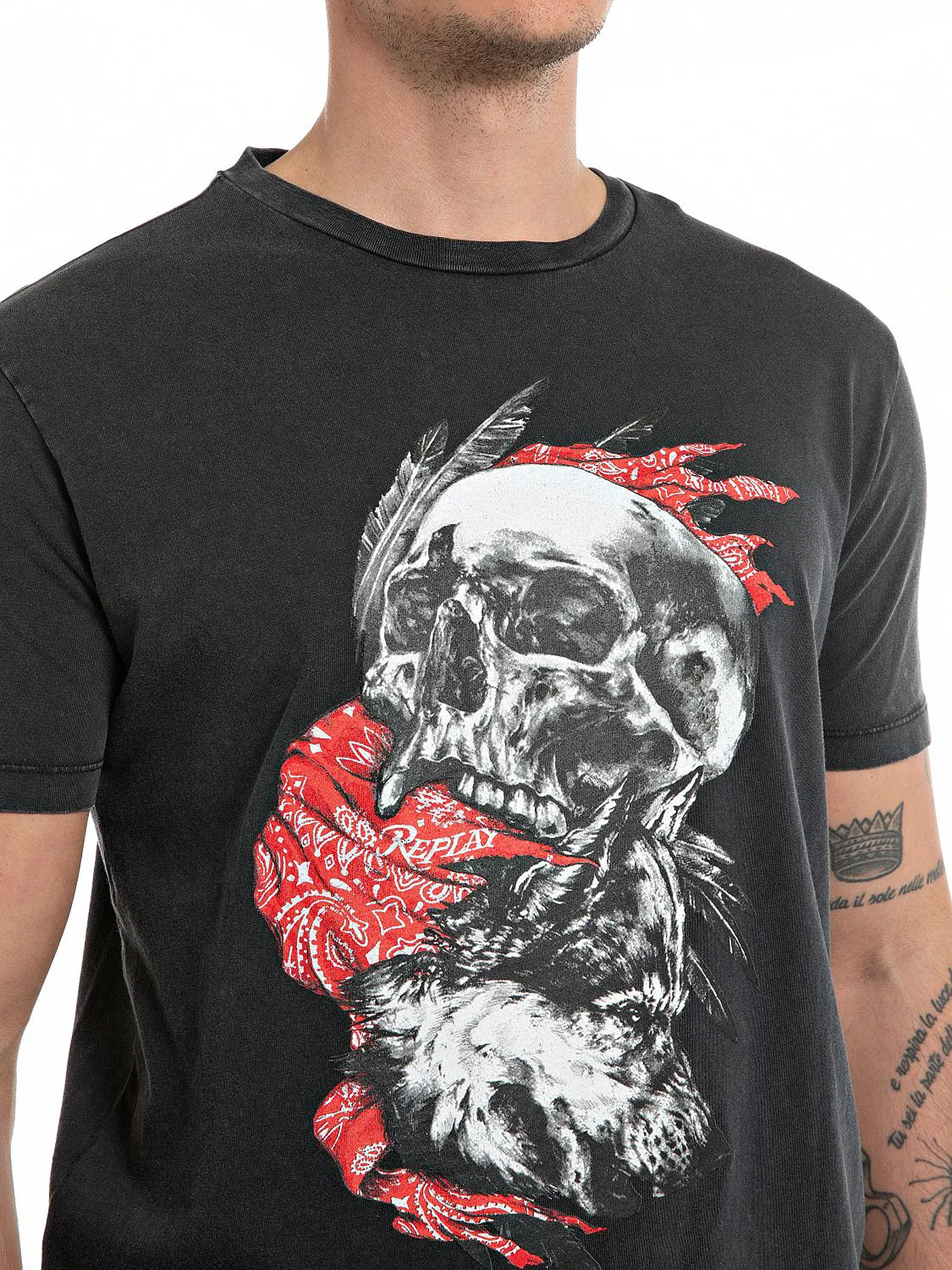 REPLAY | T-Shirt | schwarz