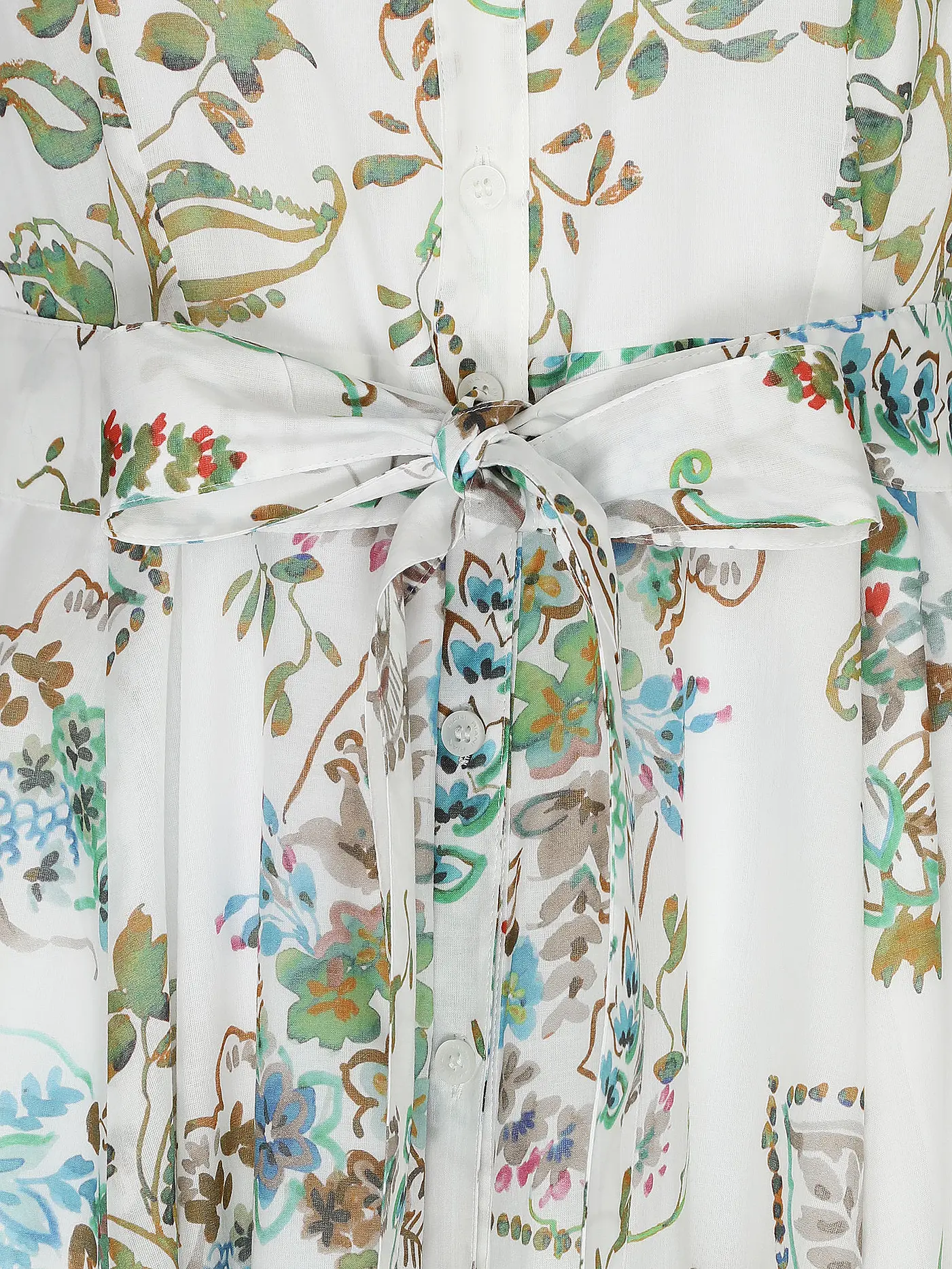 RIANI | Hemdblusenkleid | weiss