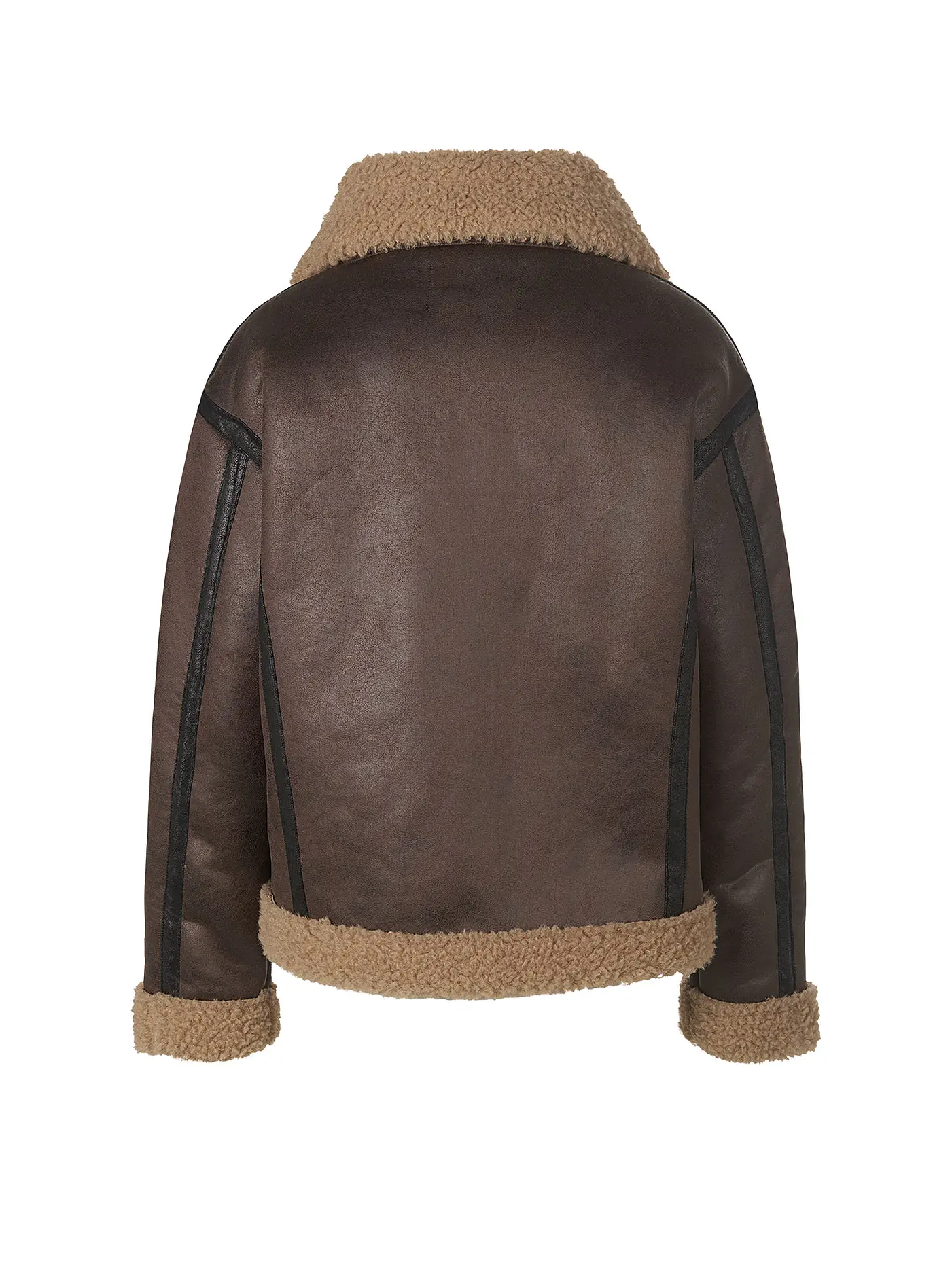 RIANI | Jacke in Lederoptik  | braun