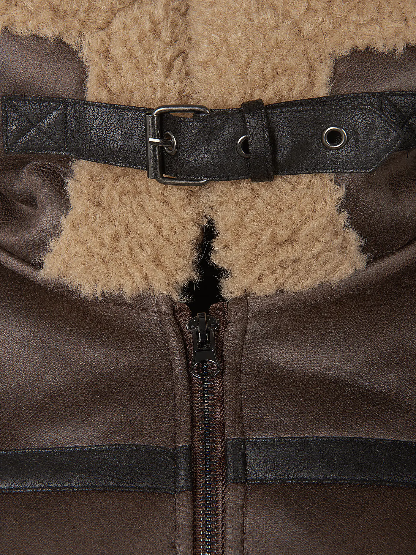 RIANI | Jacke in Lederoptik  | braun