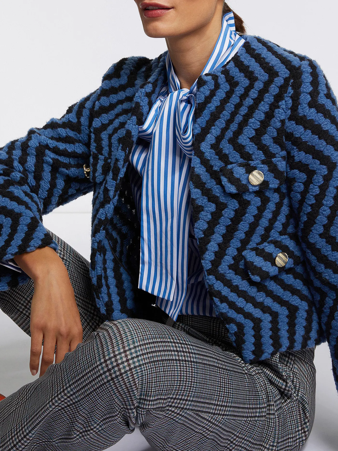 RICH & ROYAL | Blazer | blau