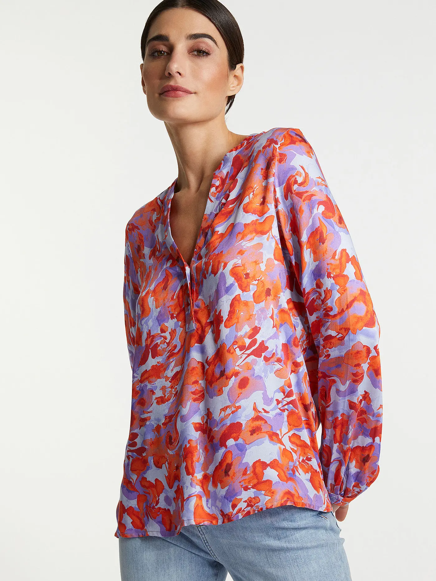 RICH & ROYAL | Bluse | orange