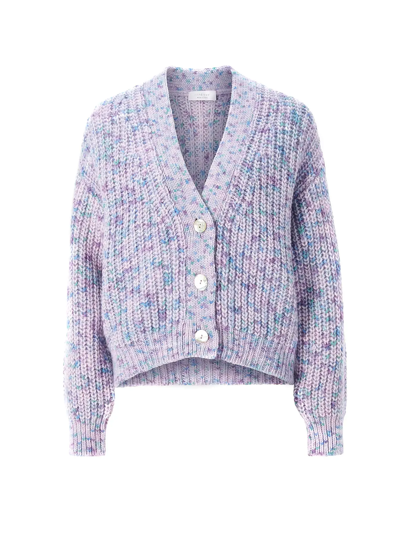 RICH & ROYAL | Cardigan | lila