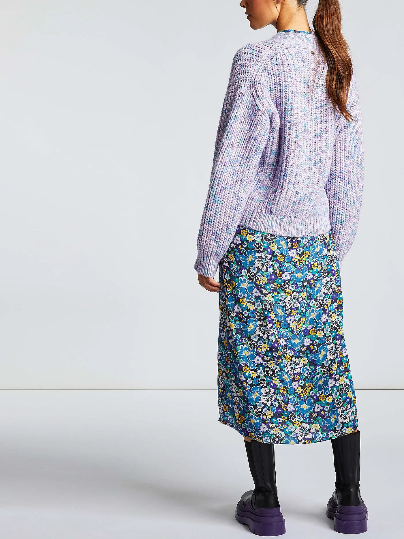 RICH & ROYAL | Cardigan | lila