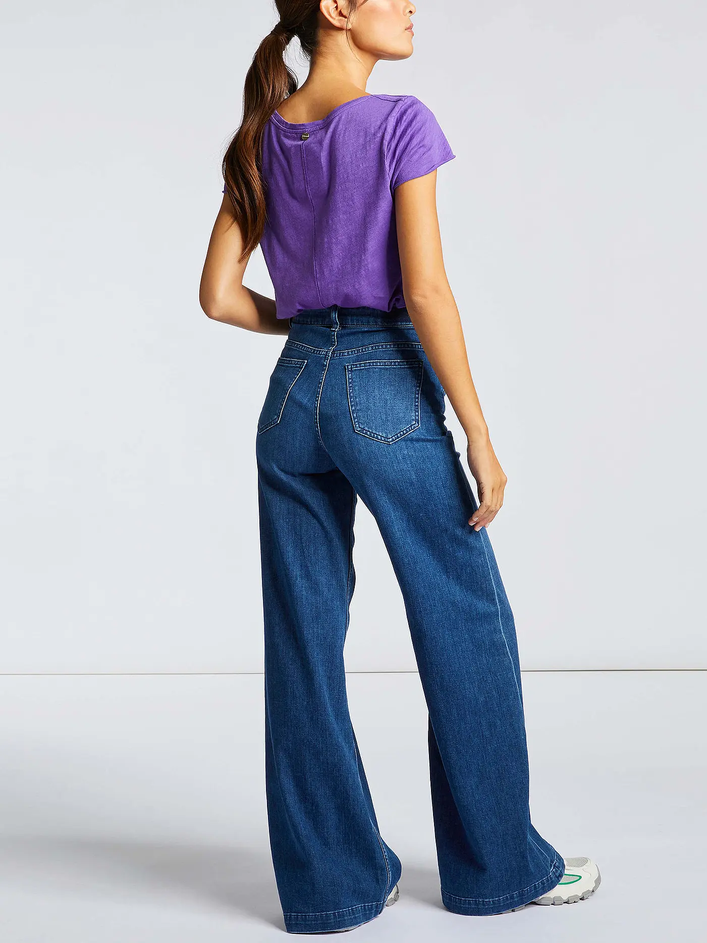 RICH & ROYAL | Jeans Flare Fit | dunkelblau