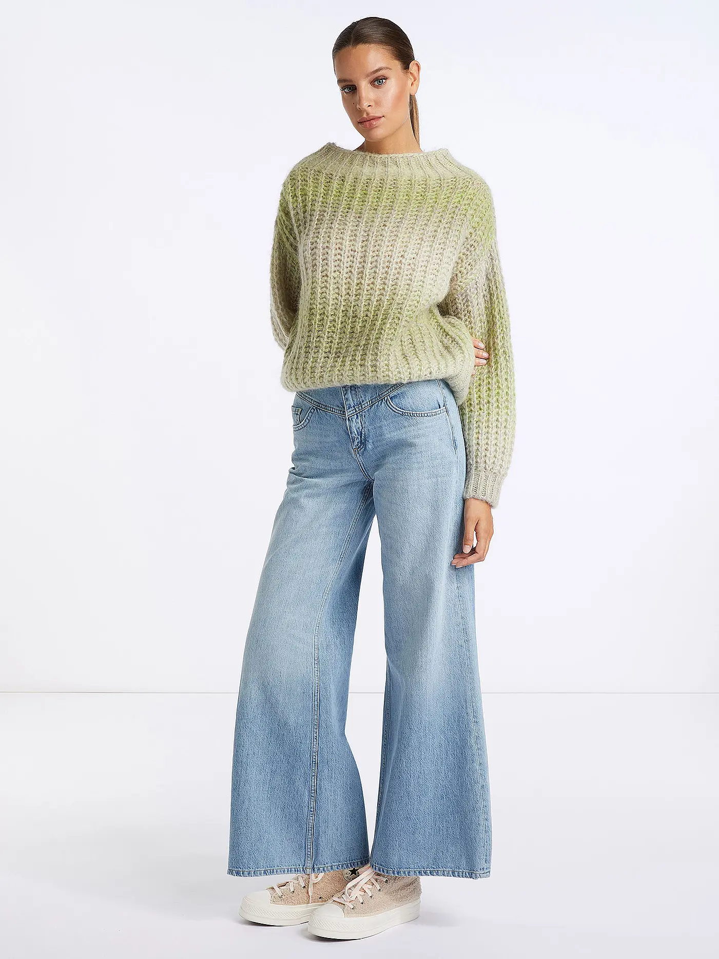 RICH & ROYAL | Jeans Flared Fit  | hellblau