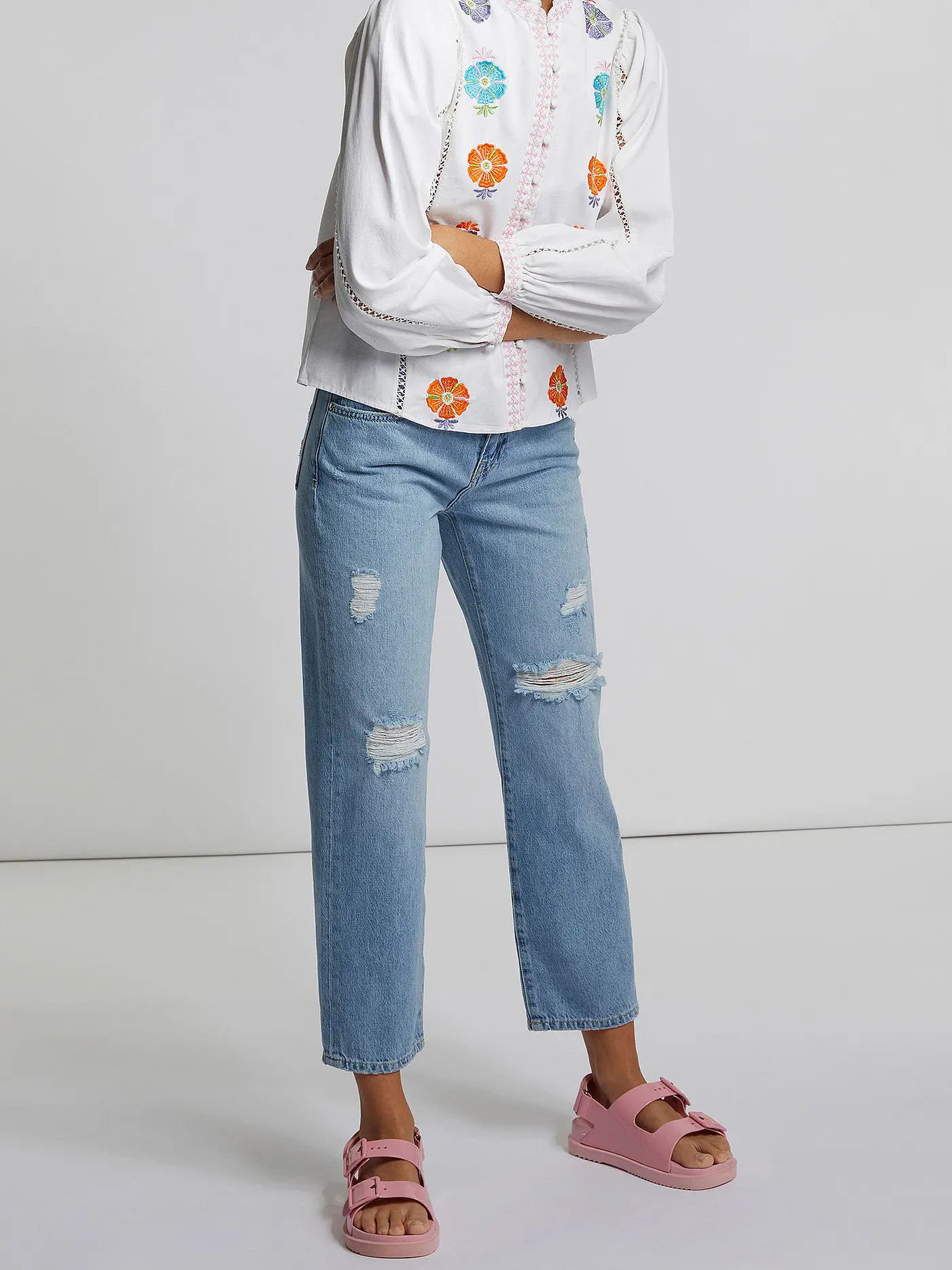 RICH & ROYAL | Jeans Straight Fit | blau