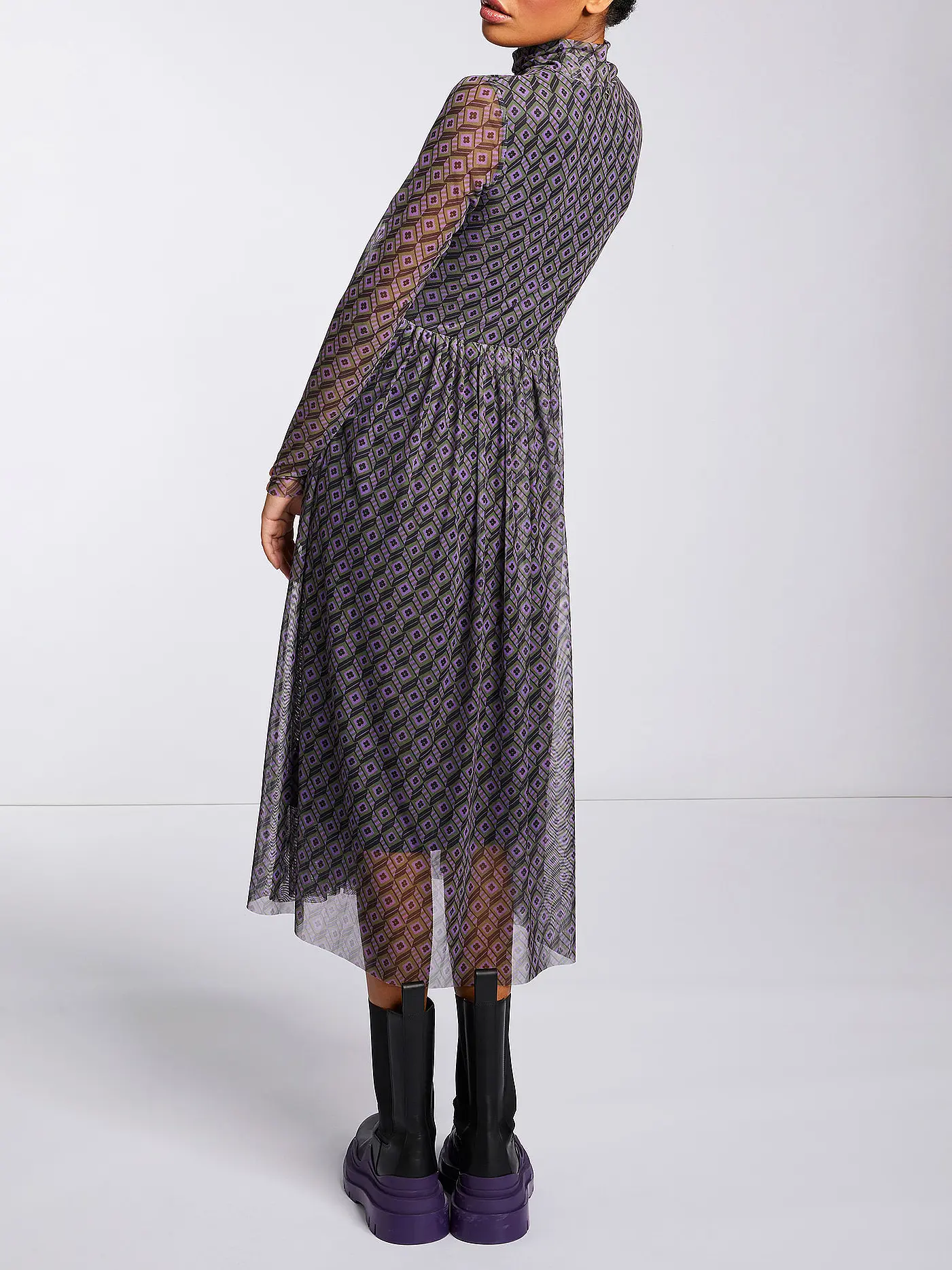 RICH & ROYAL | Kleid | lila