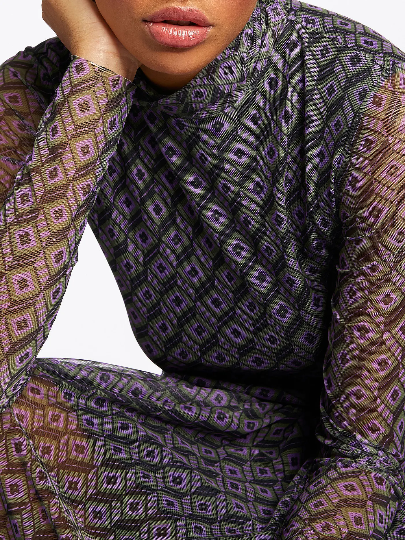 RICH & ROYAL | Kleid | lila