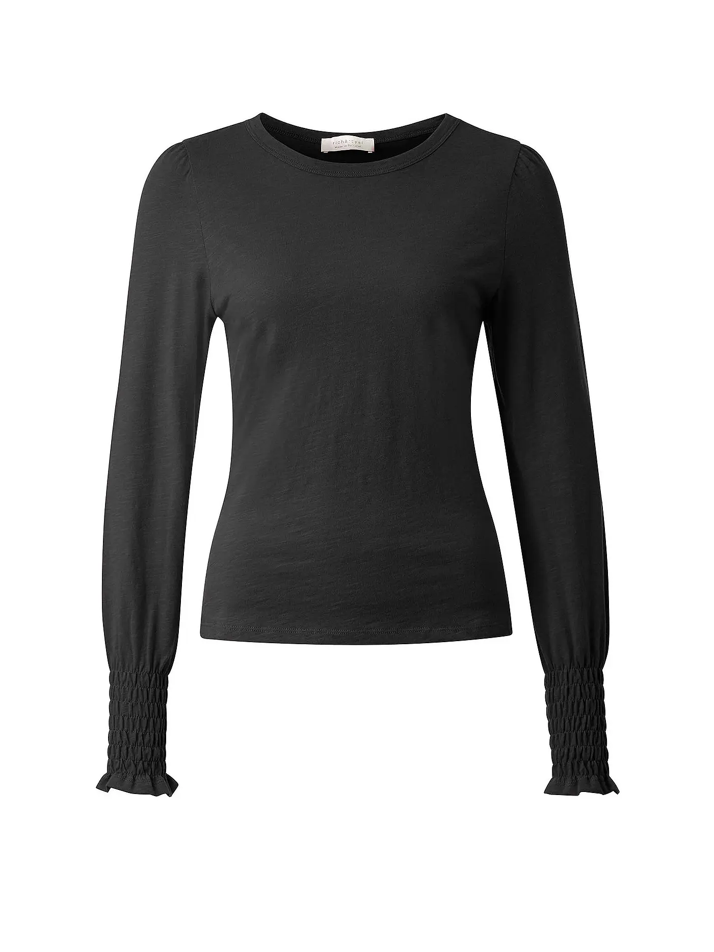 RICH & ROYAL | Langarmshirt | schwarz