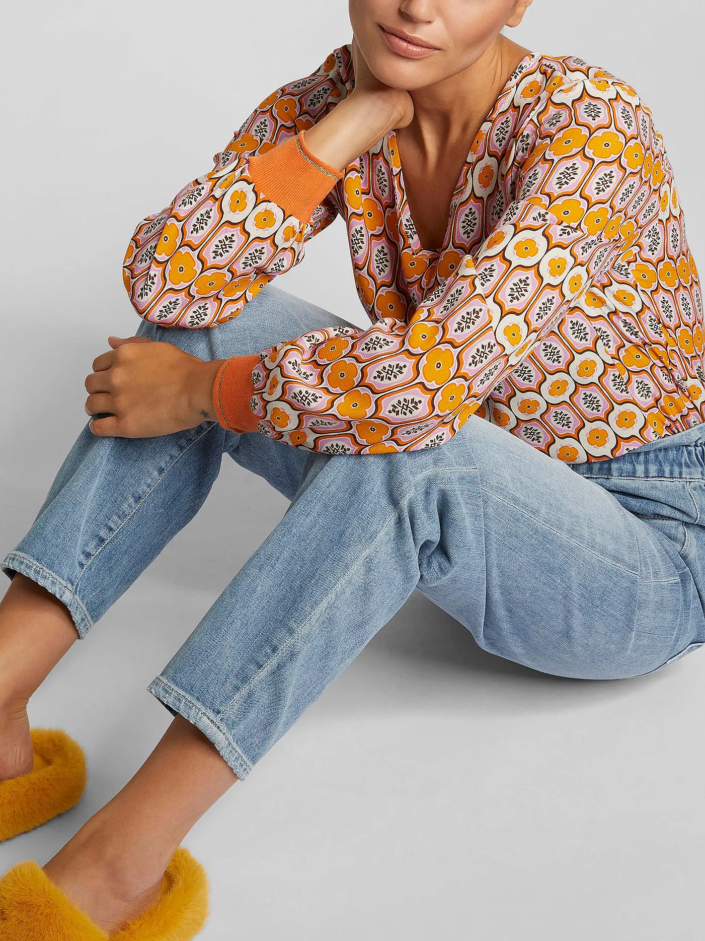 RICH & ROYAL | Langarmshirt | orange