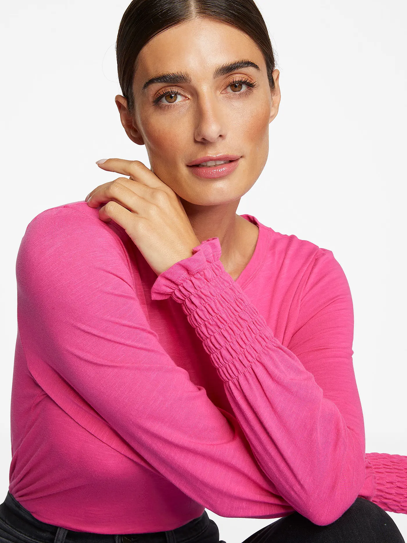 RICH & ROYAL | Langarmshirt | pink