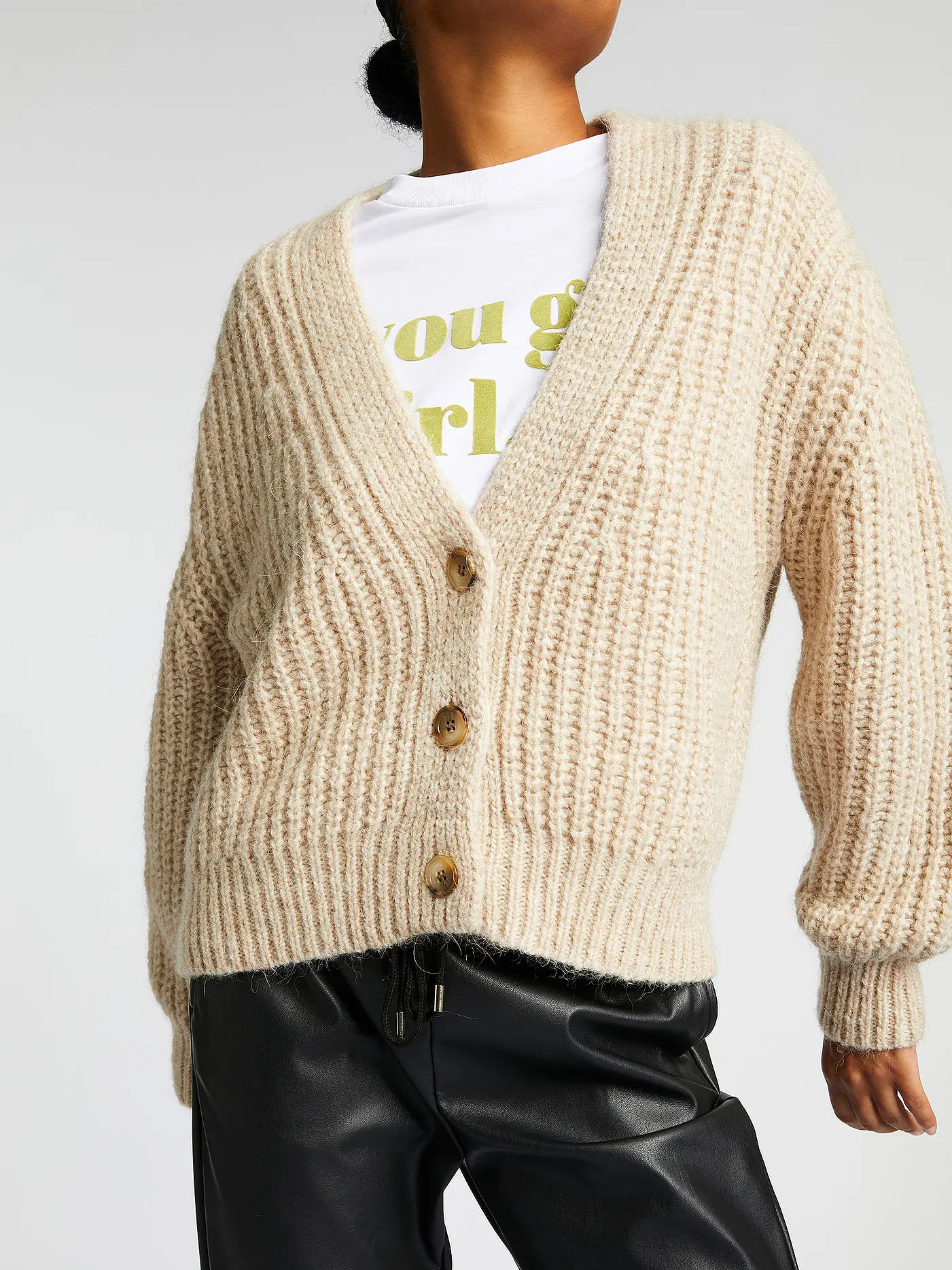 RICH & ROYAL | Pullover langarm  | beige