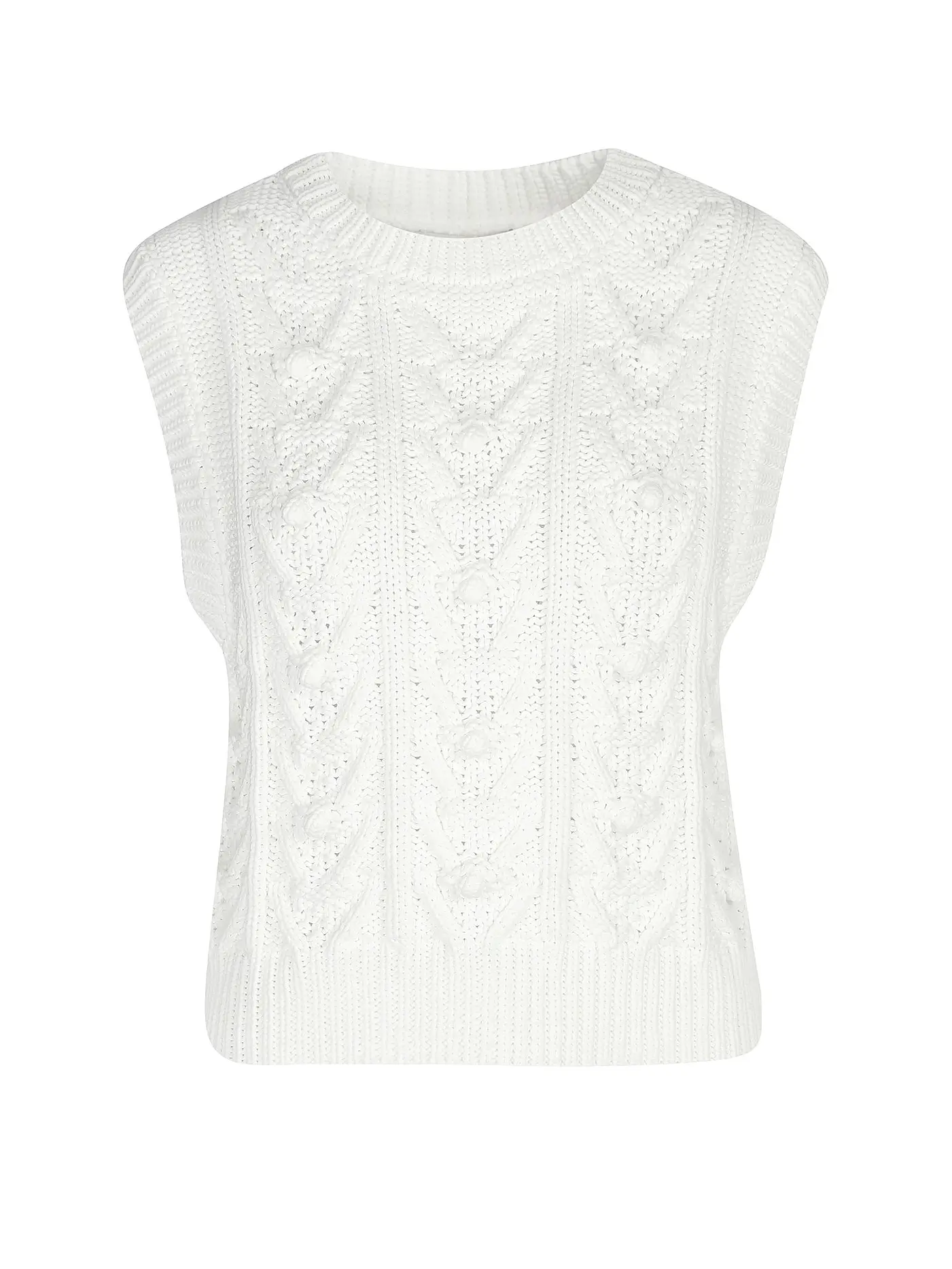 RICH & ROYAL | Pullunder CHUNKY  | creme