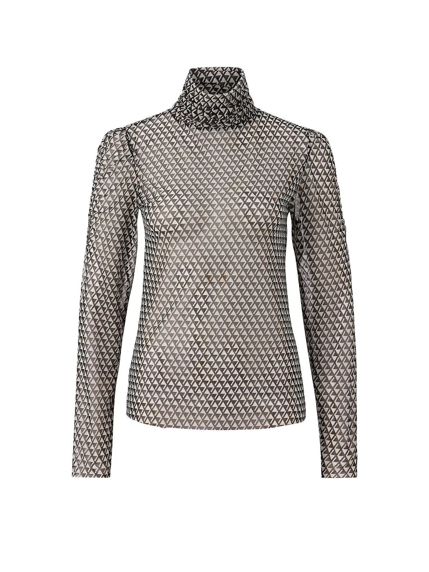 RICH & ROYAL | Rollkragenshirt | schwarz