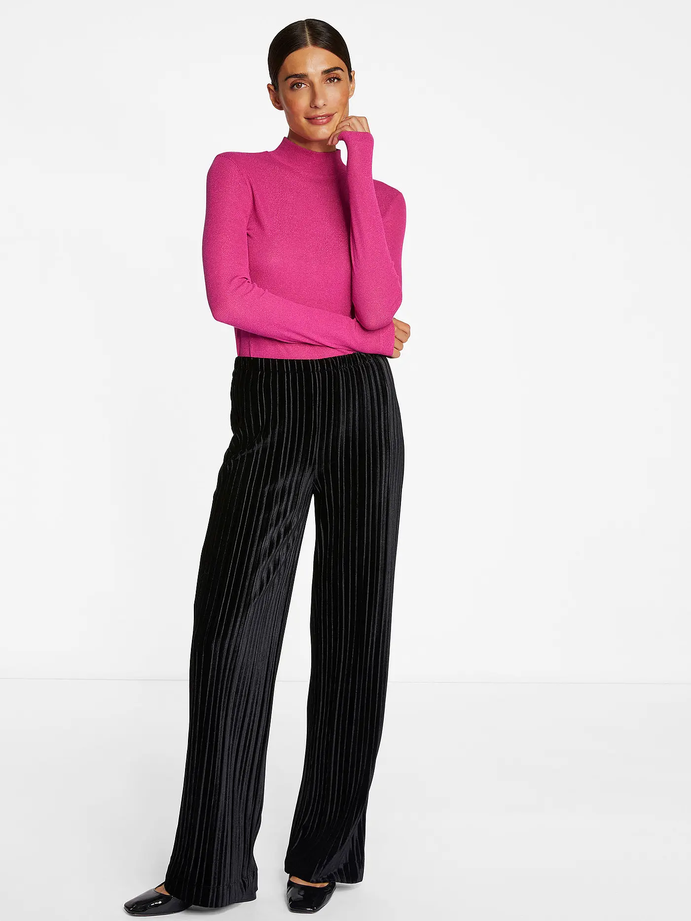 RICH & ROYAL | Rollkragenshirt | pink