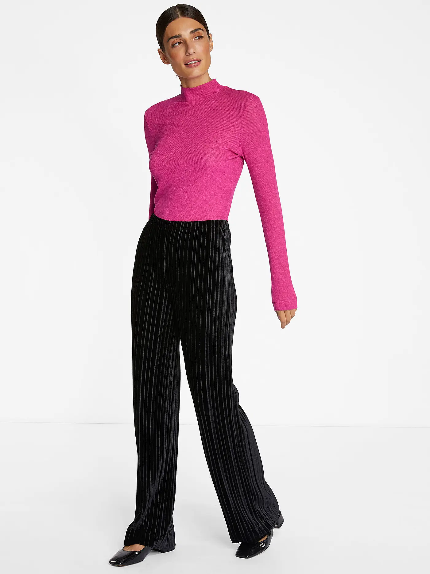 RICH & ROYAL | Rollkragenshirt | pink