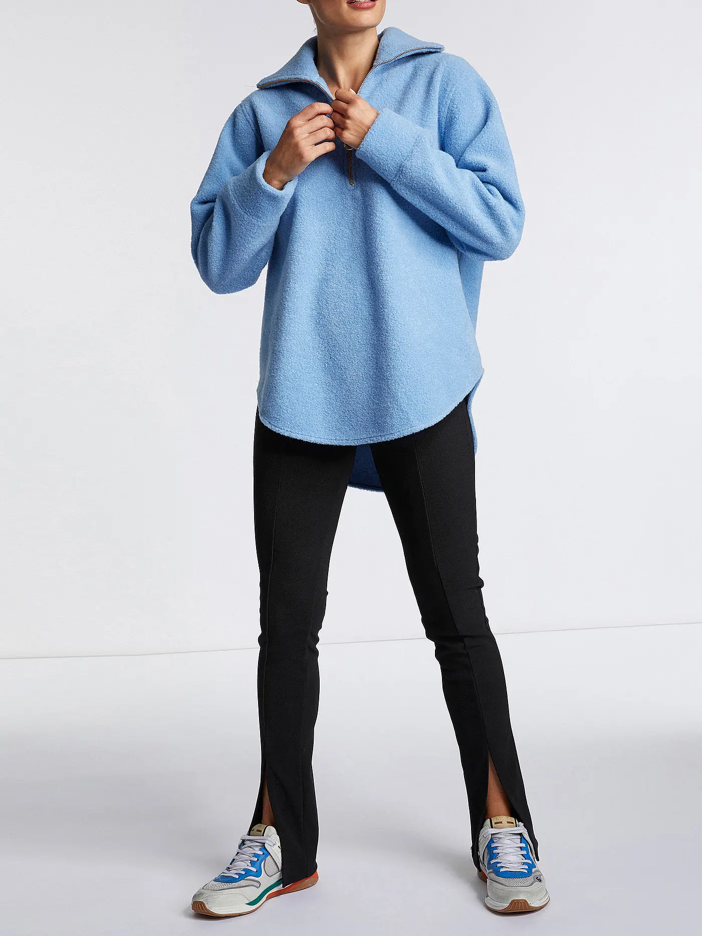 RICH & ROYAL | Troyer Pullover | blau