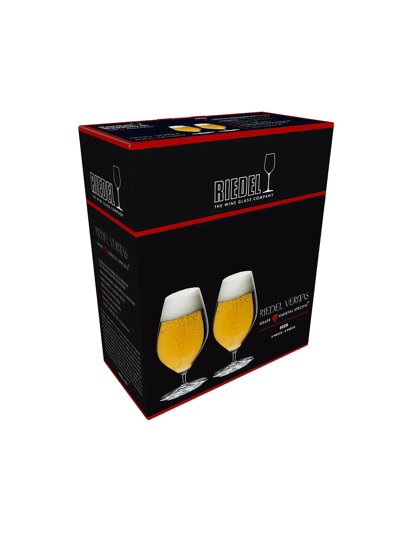 RIEDEL | Bierglas 2er Set VERITAS 435ml  | transparent