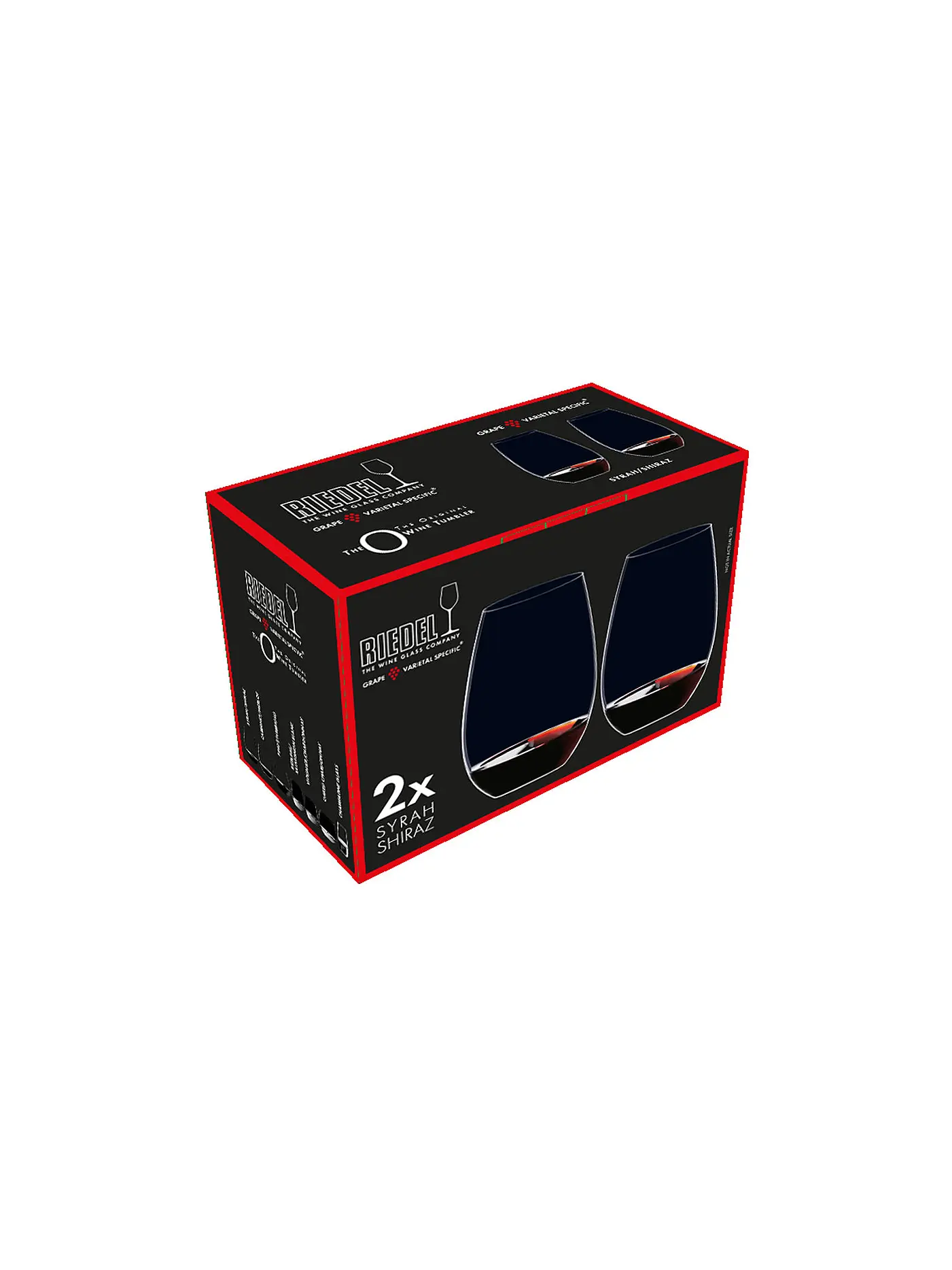 RIEDEL | Rotweinglas Syrah/Shiraz 2er Set O Wine Tumbler 620ml | transparent