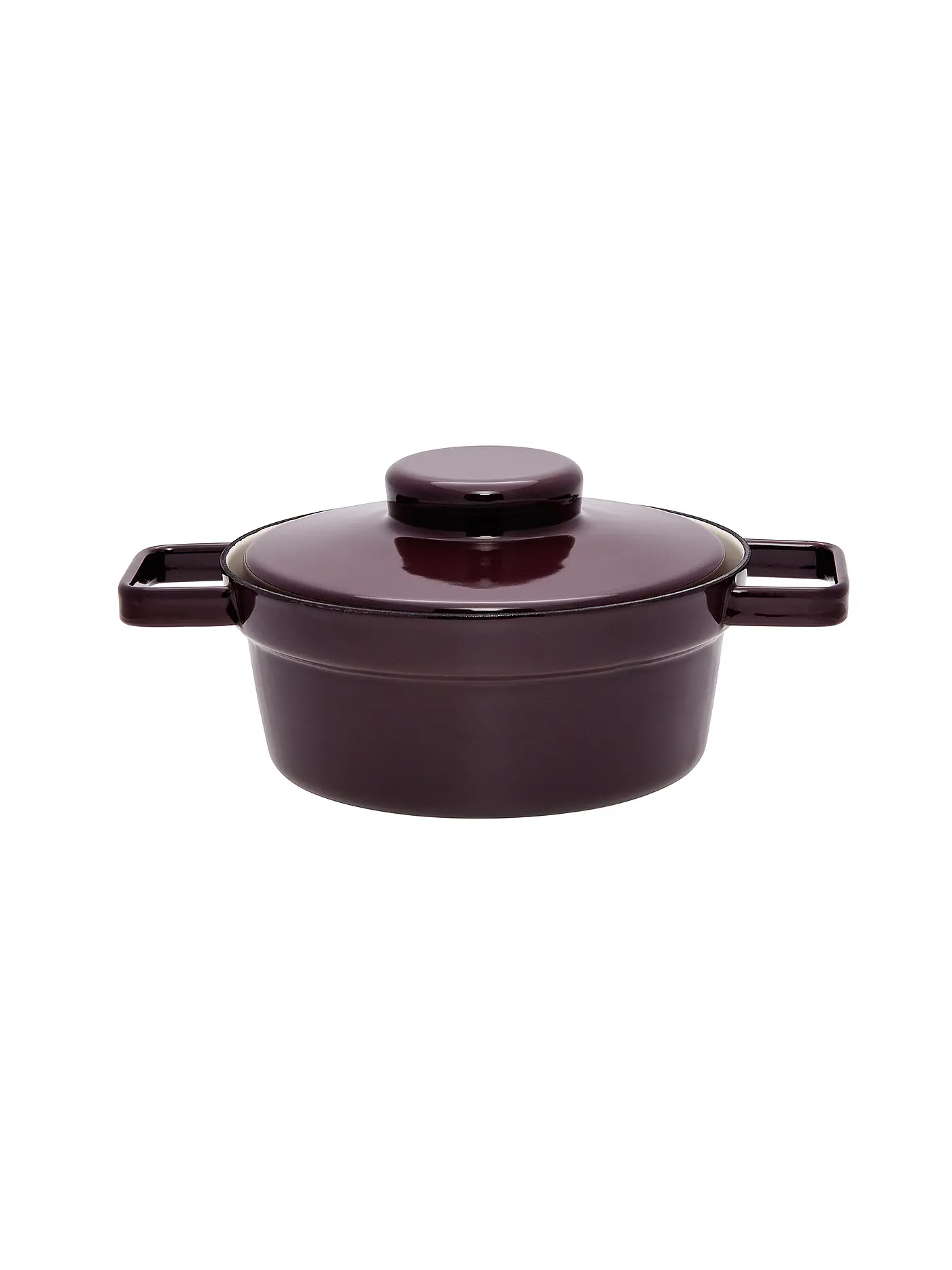 RIESS | Emaille Kasserolle mit Deckel "Aromapot - Truehomeware" 20cm 1,2l | lila