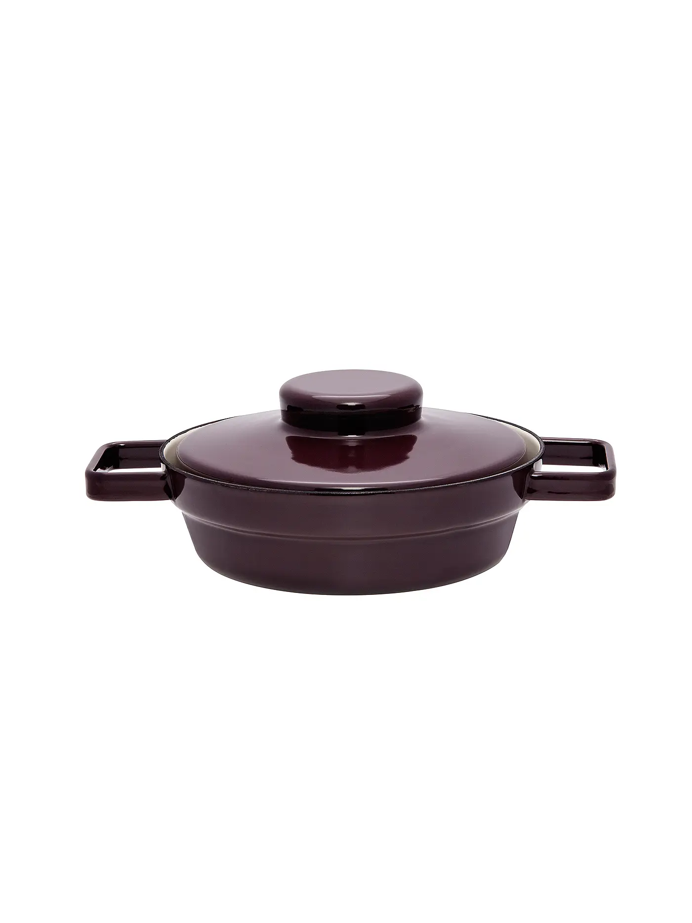 RIESS | Emaille Pfanne mit Deckel "Aromapot - Truehomewear" 20cm | lila