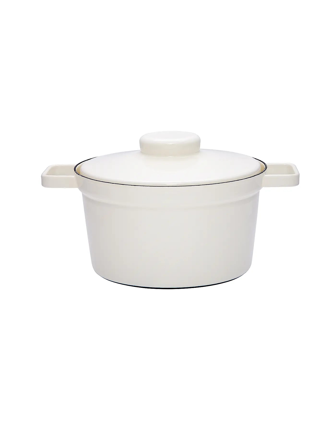 RIESS | Topf mit Deckel Aromapot Truehomeware 24cm / 3,5l Grau | weiss