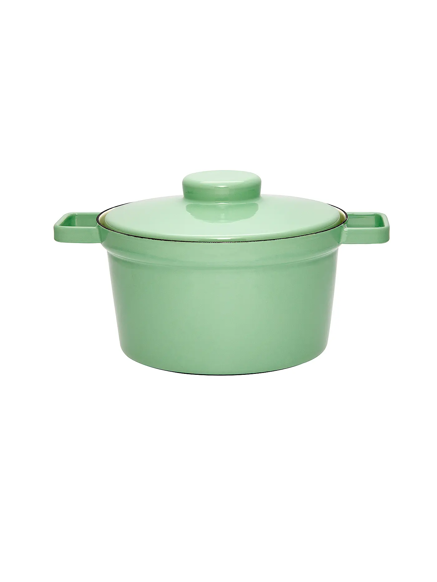 RIESS | Topf mit Deckel Aromapot Truehomeware 24cm / 3,5l Grau | grün