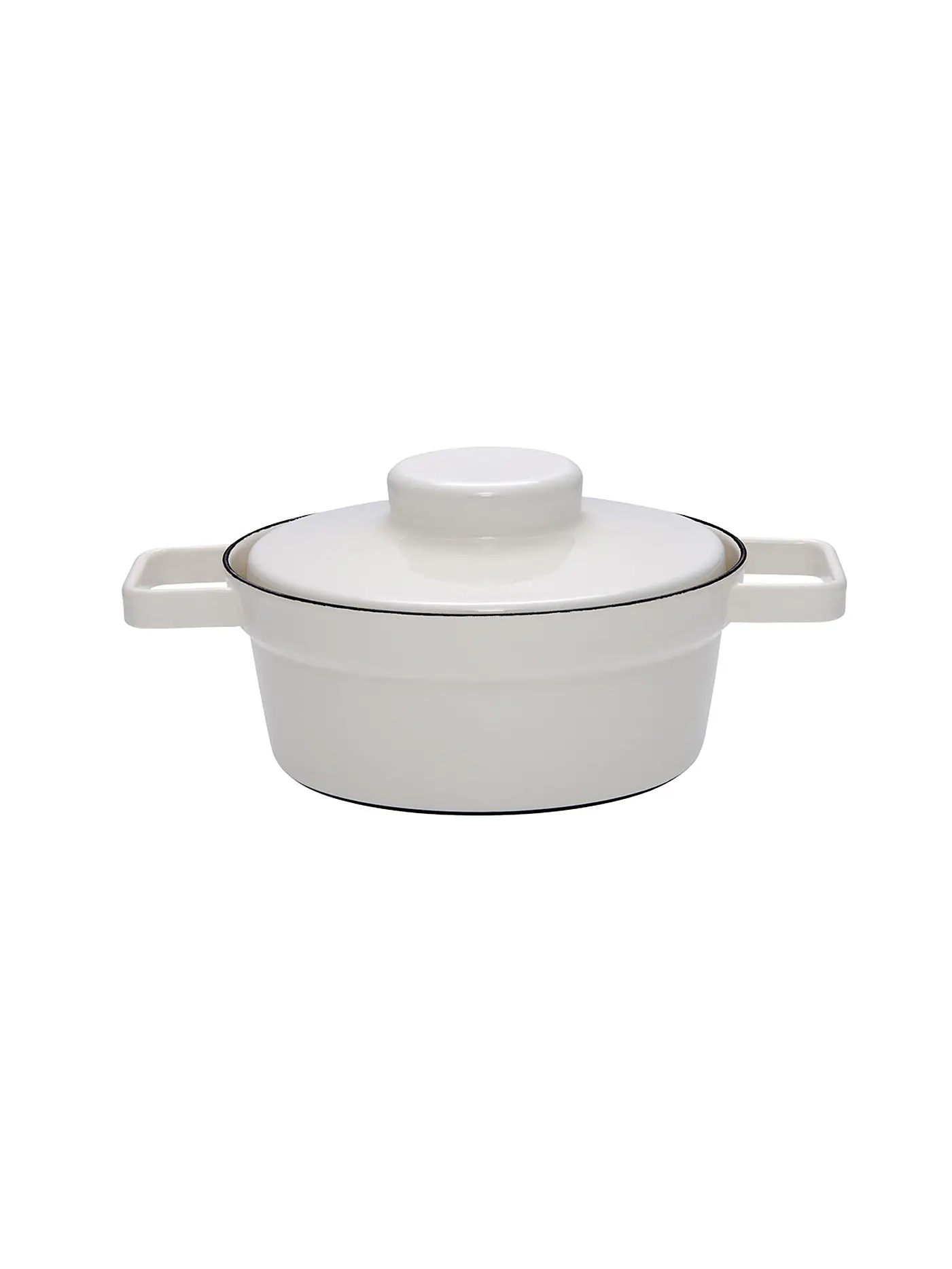 RIESS | Emaille Kasserolle mit Deckel "Aromapot - Truehomeware" 20cm 1,2l | grau