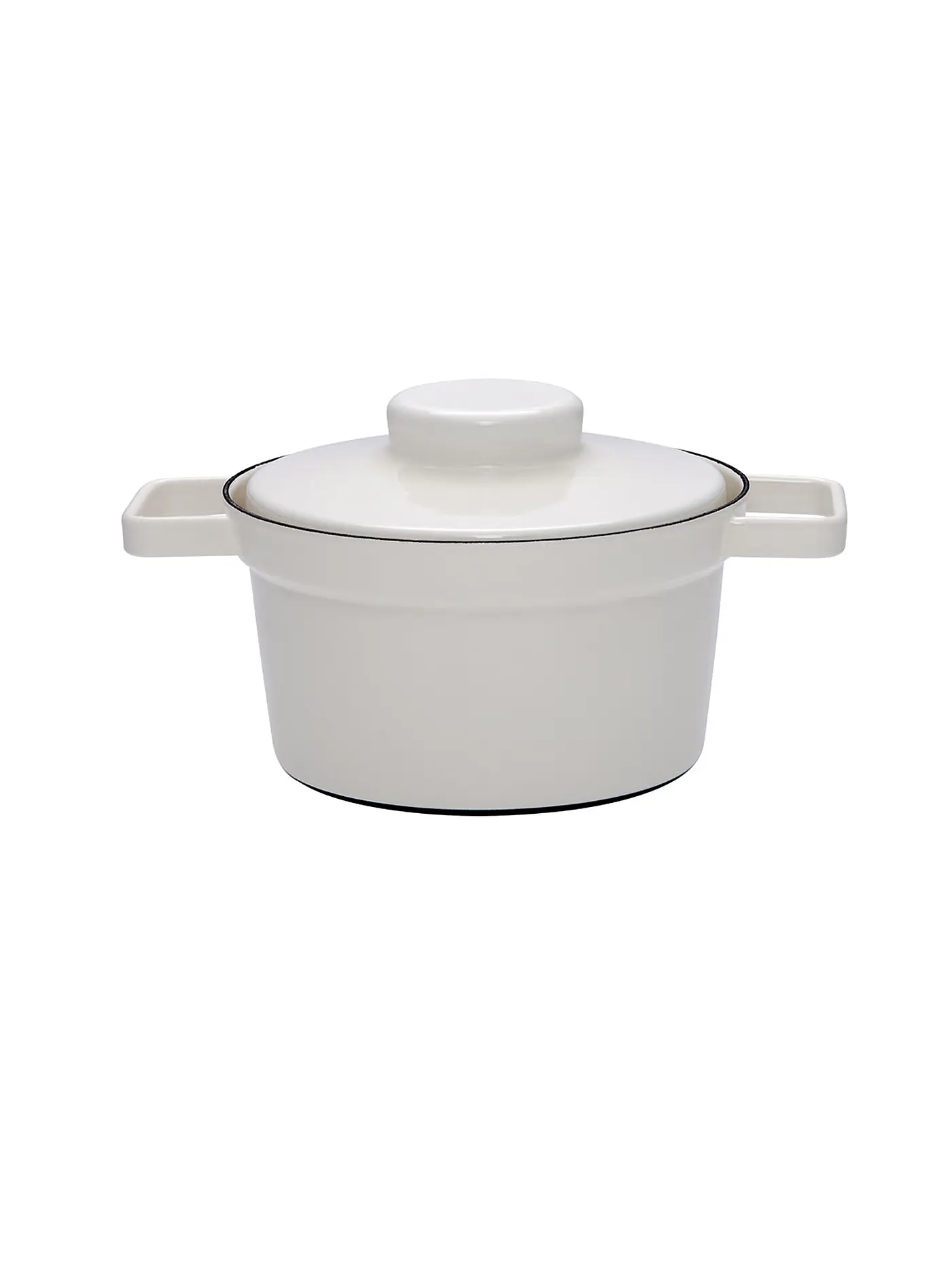 RIESS | Emaille Topf mit Deckel "Aromapot - Truehomeware" 20cm 1,75l | grau
