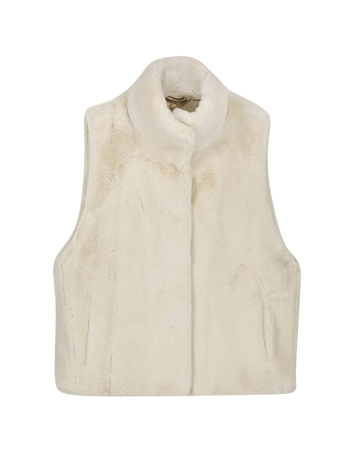 RINO&PELLE | Gilet in Pelzoptik LISON | creme