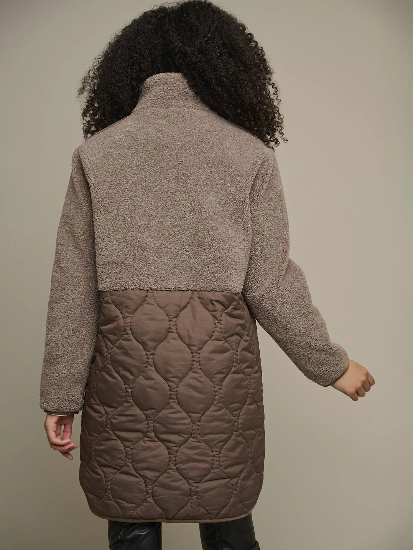 RINO&PELLE | Jacke in Felloptik JUR | braun