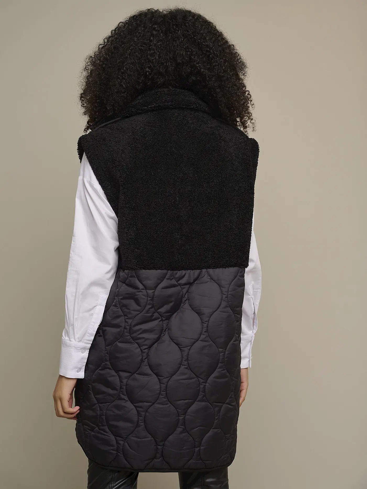 RINO&PELLE | Steppgilet JANNE | schwarz