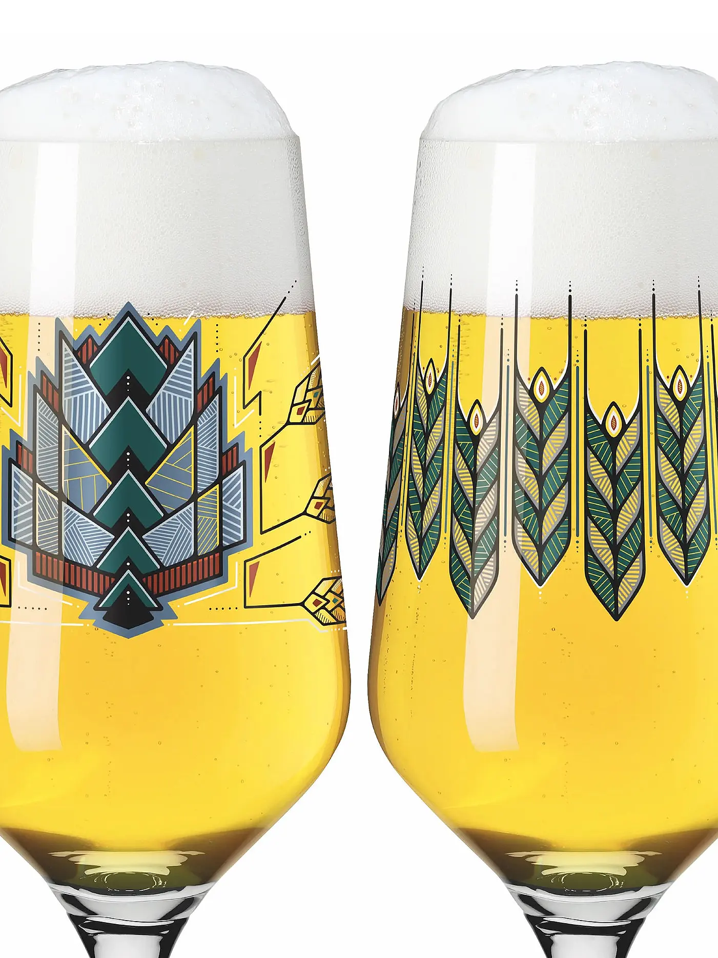 RITZENHOFF | Bierglas 2er Set Brauchzeit Andreas Preis 2023 | hellblau