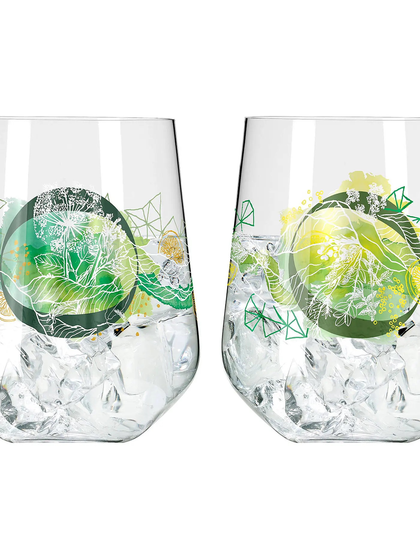 RITZENHOFF | Botanic Lights Gin Tumbler 2er #1 Heike Zuschke | bunt
