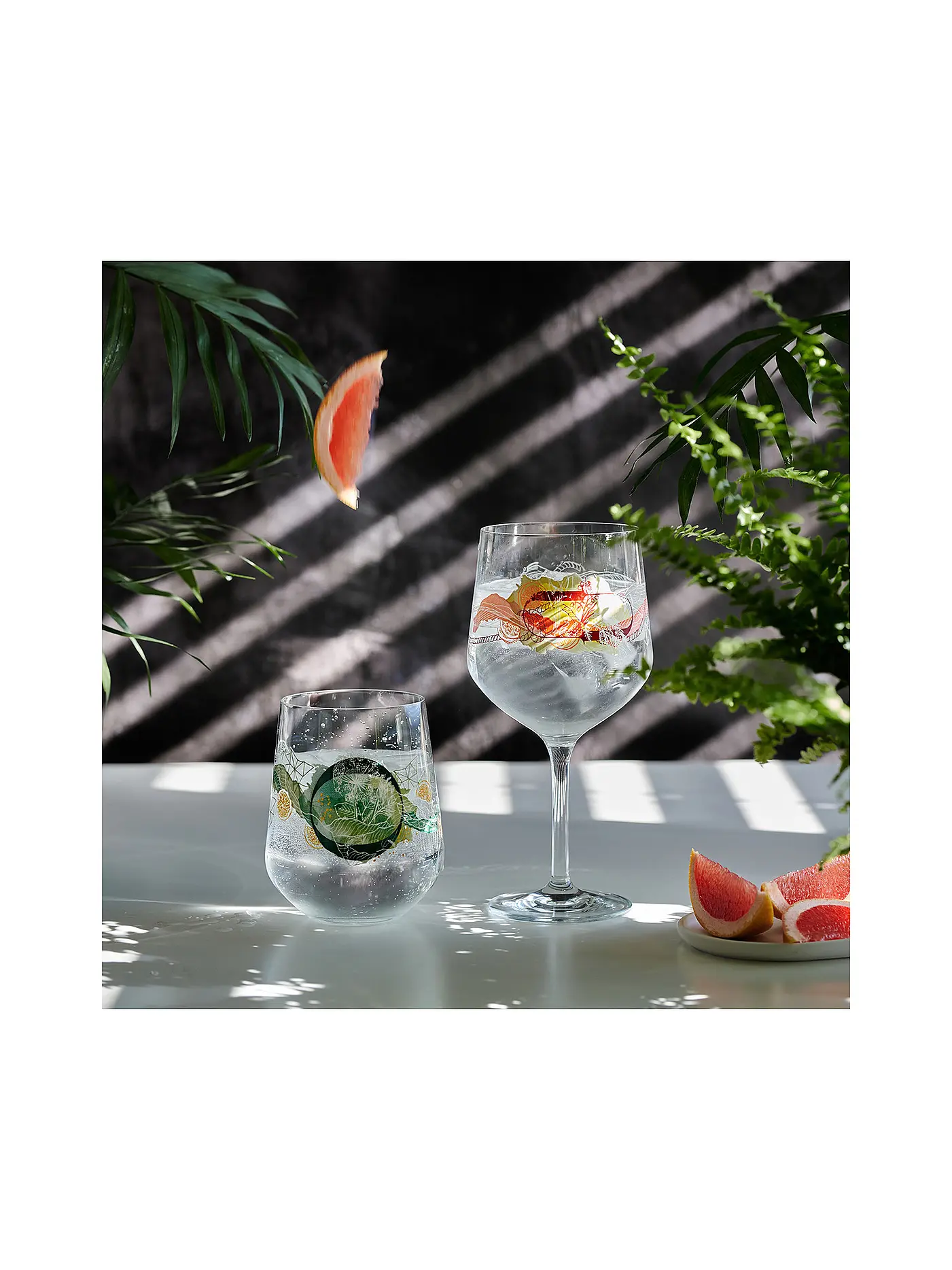 RITZENHOFF | Botanic Lights Gin Tumbler 2er #1 Heike Zuschke | bunt