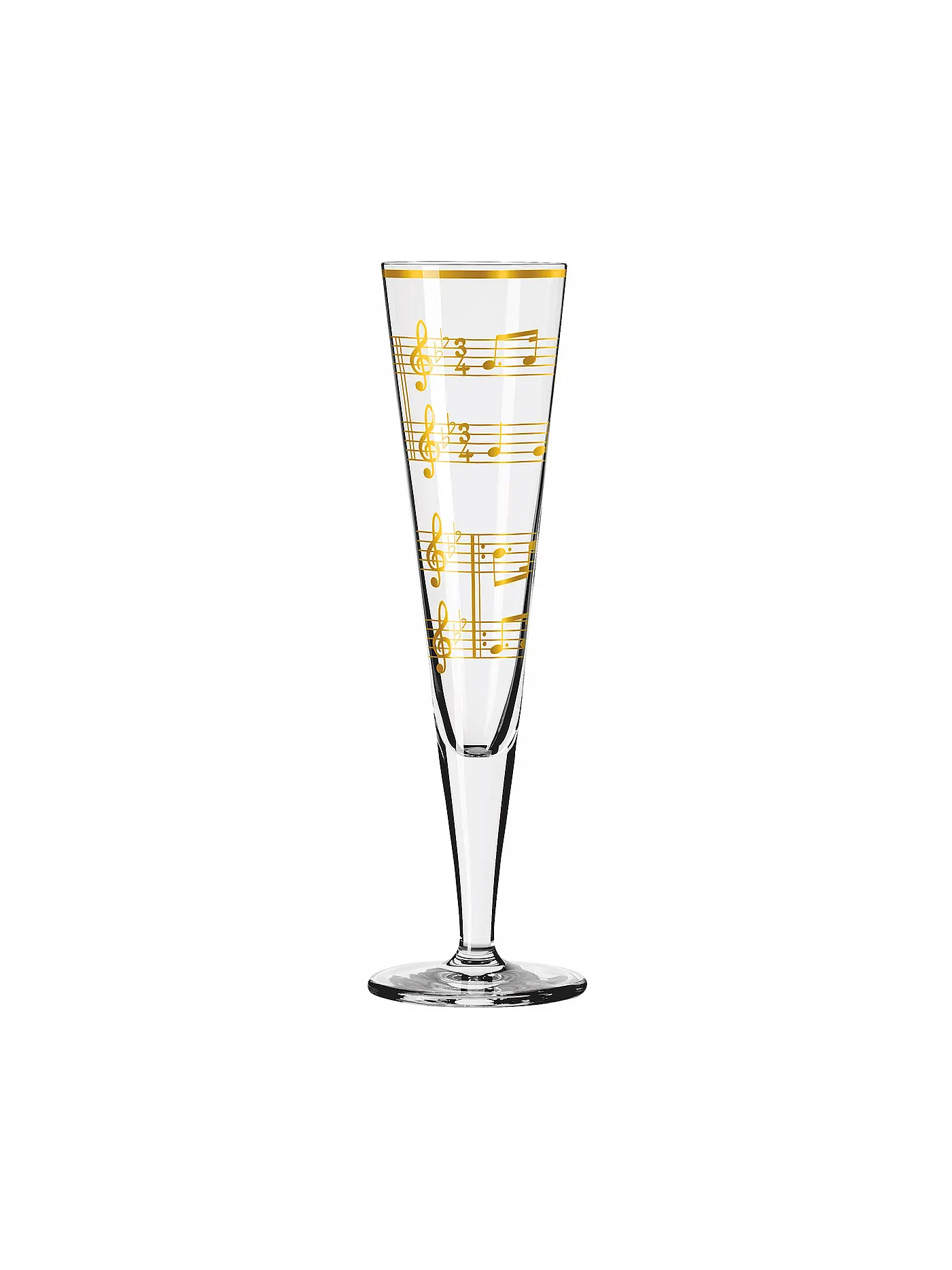 RITZENHOFF | Champagnerglas 2-er Set Goldnacht Champus #23 Nathalie Jean, Rurik Mahlberg 2023 | gold